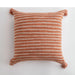 Cream White Tassel Cushion Cover with Reversible Two-in-One Design