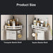 Aluminum Corner Shelf Rack with Versatile Dual Installation Options