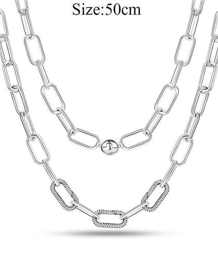 925 Sterling Silver Chic O Charm Pendant - A Perfect Stylish Gift for Her