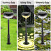 RGB Solar Path Lights with Color Changing Effect and Weatherproof Design for Outdoor Spaces