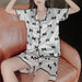Sleek Leopard Pattern Cozy Lounge Ensemble: Stylish Comfort for Today’s Woman
