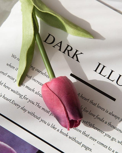 Lifelike 31-Piece Artificial Tulip Arrangement - Colorful Floral Centerpiece