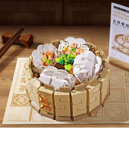 Cantonese Dim Sum Delight Mini Building Blocks Set - Elite Culinary Experience