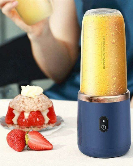 Portable 6-Blade Electric Blender & Juicer | On-the-Go Smoothie Maker for Healthy Living