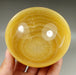 Hand-Carved Yellow Jade Topaz Bowl - Natural Stone Teacup for Wellness