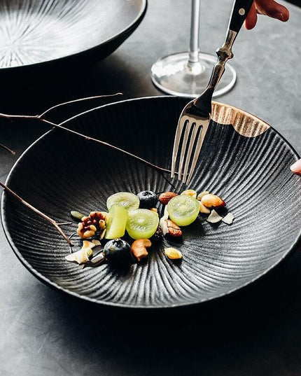 Chic Elegance Serveware Set - Stylish Trinket Plates for Appetizers and Treats