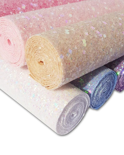 Sparkling Glitter Leather Craft Roll: Illuminate Your DIY Creations