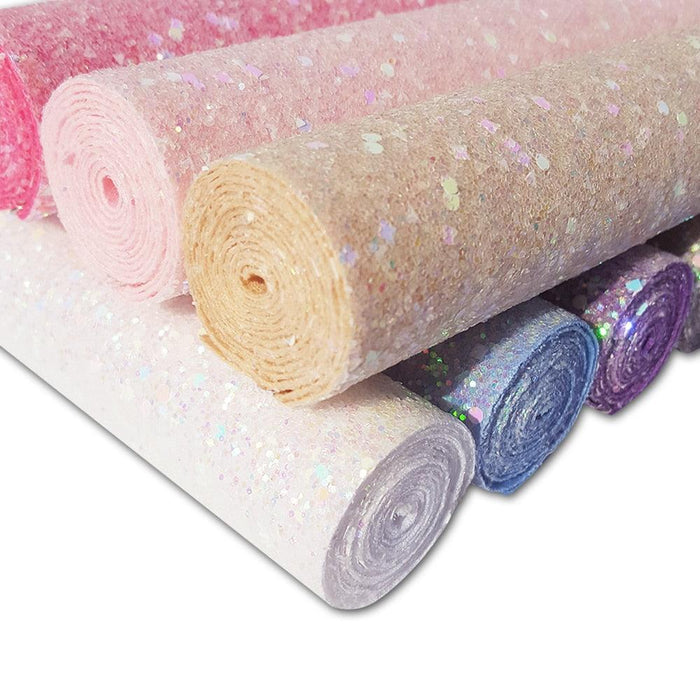 Sparkling Glitter Leather Roll: DIY Crafting Essential