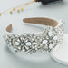 Glimmering Botanica Rhinestone Hair Hoops: Elegant Hair Ornaments for Fashionable Ladies and Teens