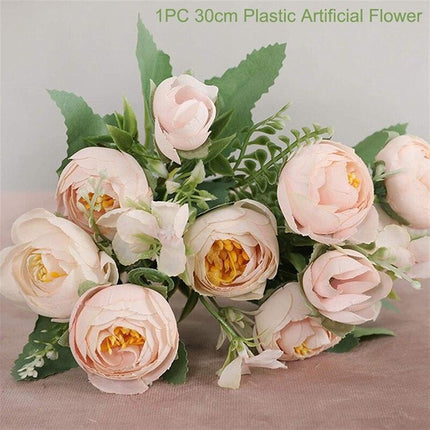 Eternal Charm Silk Rose Bouquet: An Everlasting Touch of Beauty