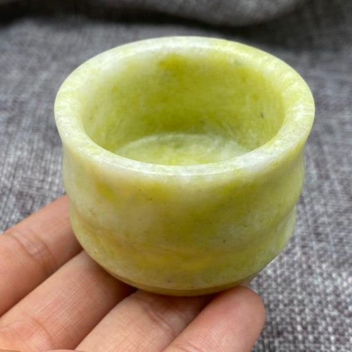 Healing Green Jade Tea Cup Handmade Traditional Chinese Teacup Set