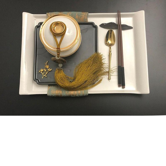 Exquisite Oriental Botanica Bliss Porcelain Dinnerware Set
