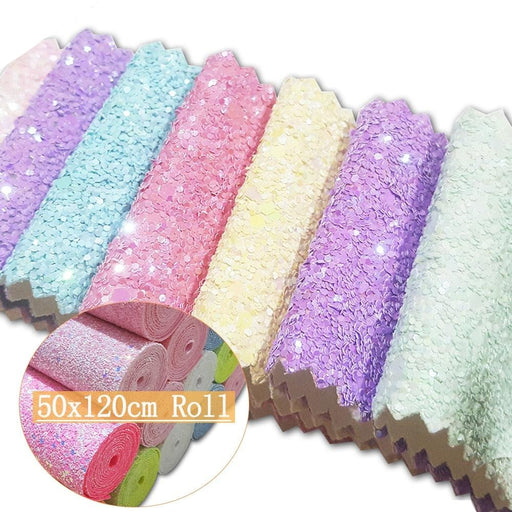 Shimmering Sparkle Faux Leather Crafting Roll