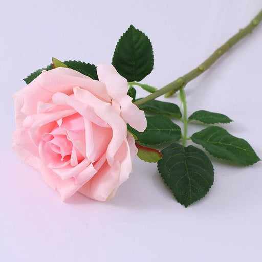 Elegant Pink and White Artificial Roses for Wedding Decor and Home Enhancement
