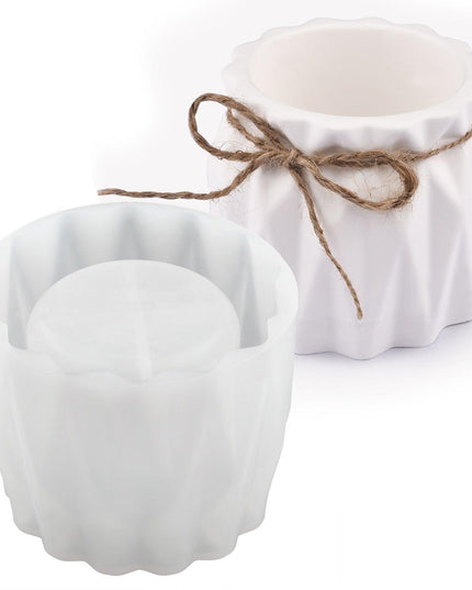 Silicone Mold Kit for Creative Candle Jars and Flower Planters