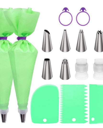 Deluxe 15-Piece Cake Decorating Master Set for Aspiring Bakers