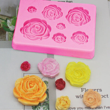 Elegant Petal Flower Silicone Mold for Baking and Crafting