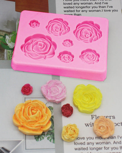 Elegant Petal Flower Silicone Mold for Baking and Crafting