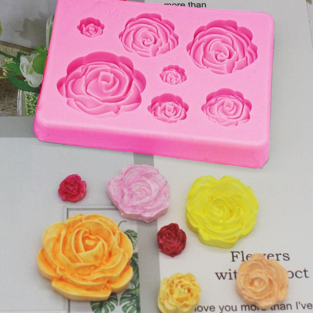 Elegant Petal Flower Silicone Mold for Baking and Crafting