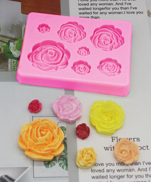 Elegant Petal Flower Silicone Mold for Baking and Chocolate Crafting