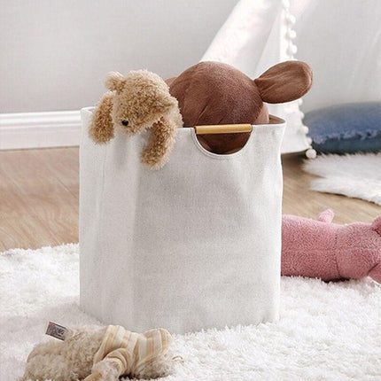 Stylish Waterproof Laundry Hamper with Durable Handles and Generous Capacity