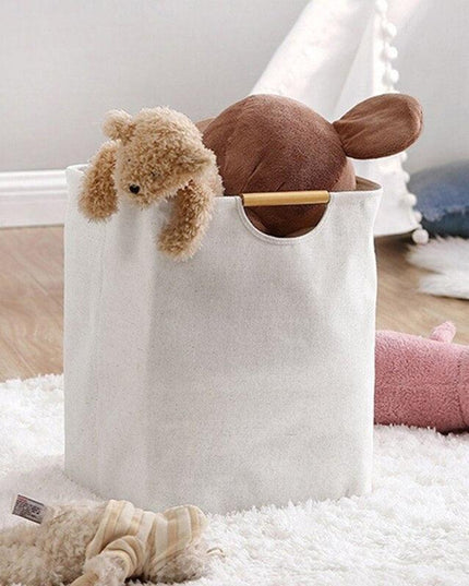 Stylish Waterproof Laundry Hamper with Durable Handles and Generous Capacity