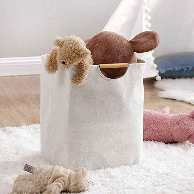 Stylish Waterproof Laundry Hamper with Durable Handles and Generous Capacity