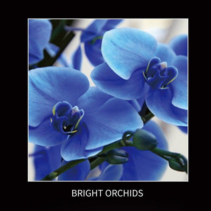DIY Elegant Blue Phalaenopsis Floral Craft Kit: Create Your Own Stunning Home Accent