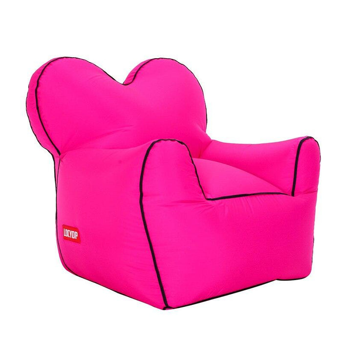 Inflatable Lounge Chair with Windproof Ground Fixing Capability