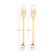 Santa's Festive Silverware Set - Christmas Spoon and Fork Duo: Elevate Your Holiday Dining Experience