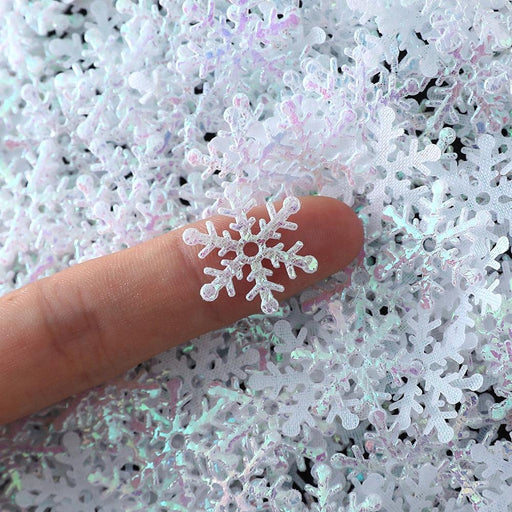 Enchanting Winter Snowflake Confetti Set for Joyful Festivities