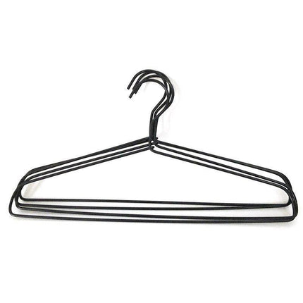 Elegant Metal Hanger Collection - 10 Piece Set for Optimal Closet Management