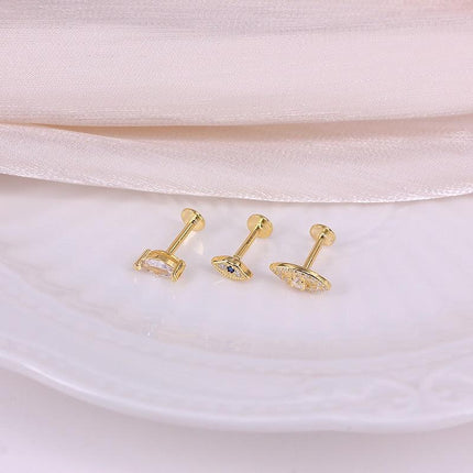 Zircon & Turquoise Sterling Silver Earrings: Stylish Elegance for Any Occasion