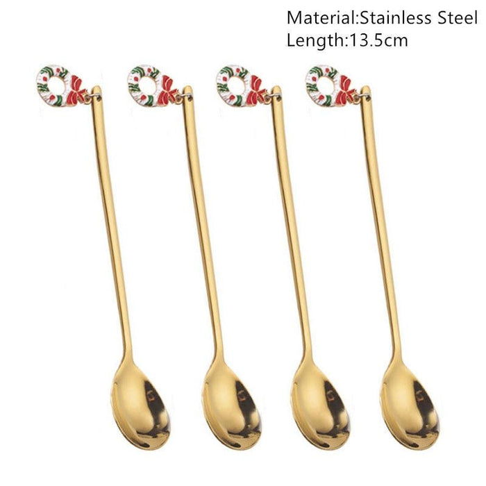 Festive Christmas Spoons Set: Elevate Your Holiday Dining Experience