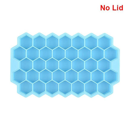 Vibrant Honeycomb Silicone Ice Cube Mold - Ideal for Cocktails and Frozen Delights