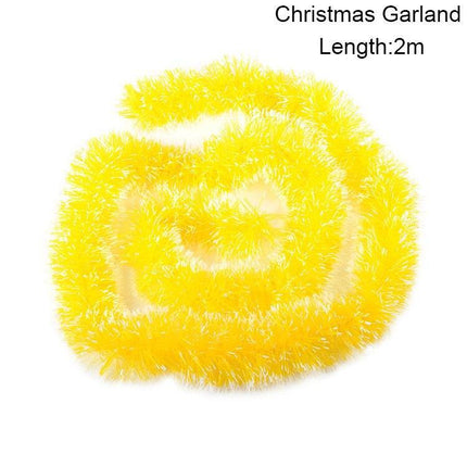 Twinkling PVC Holiday Garland - Enchanting Christmas Decoration