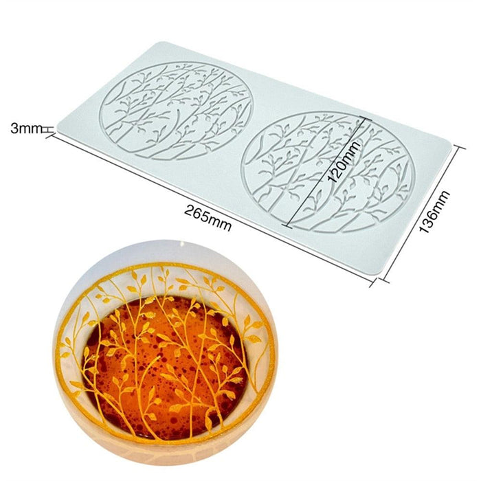 Snowflake Lace 3D Silicone Mold Set - Professional Baking Skills Enhancer for Intricate Designs