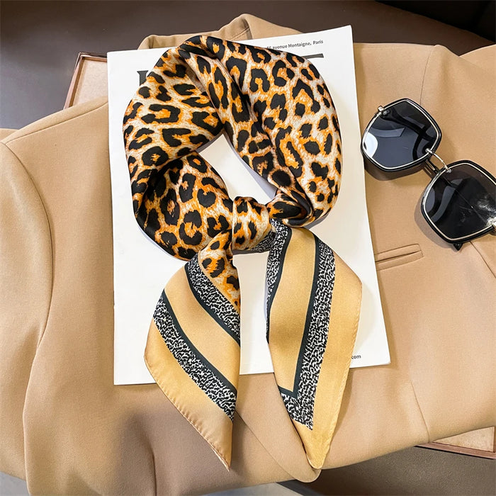 Luxurious Square Silk Scarf - Four Seasons Fashion Statement for Women