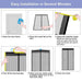 Summer Breeze Magnetic Insect Screen - Durable Mesh Curtain for Bug-Free Living
