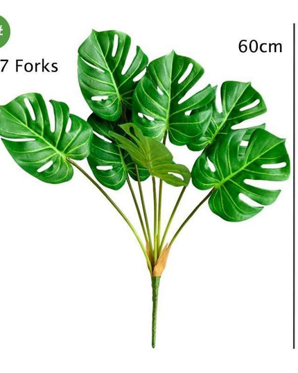 Exotic Paradise: Realistic Lifelike Artificial Palm Leaf Plants - Premium Collection