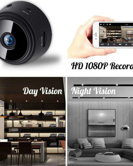 Wireless Mini Night Vision Camera with Magnetic Attachment for Home Security