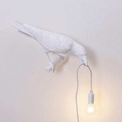 Charming Crow Resin Lamp: Brighten Your Home with Playful Elegance