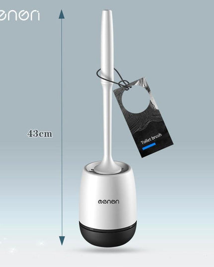 Premium Silicone Toilet Brush Set with Quick-Dry Technology and Adaptable Installation Choices
