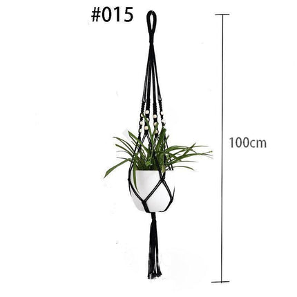 Artisan Macrame Plant Hanger for Chic Home Aesthetics
