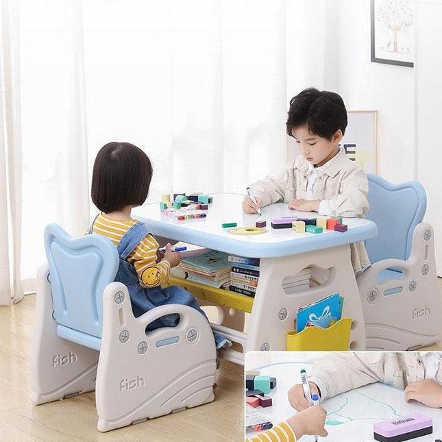 Compact and Chic Kids Study Desk and Chair Set: An Ideal Learning Space for Small Rooms