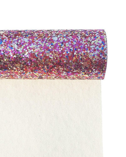 Glistening Gold, Ruby, and Onyx Faux Leather Crafting Roll - Unleash Your Imagination