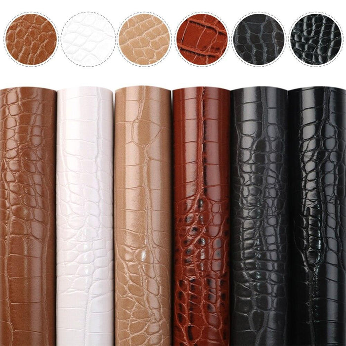 Glittering Leather Craft Kit: Faux Leather Bundle for DIY Projects