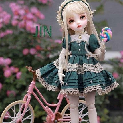 Enchanting Customizable Jin Young Doll in Stylish Lolita Attire