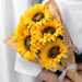 Sunflower Silk Elegance Collection - Set of 3/5/10 - Lifelike Beauty Blooms