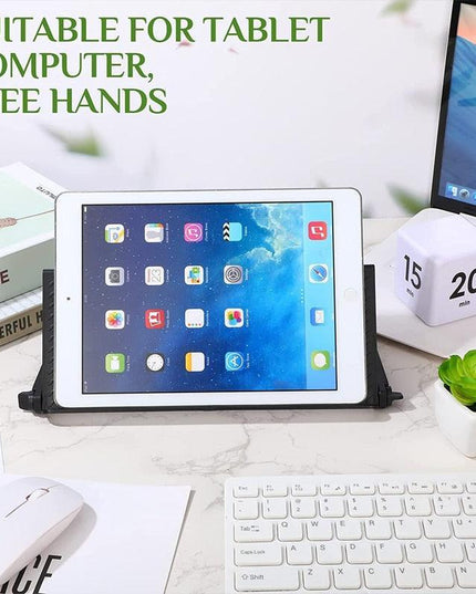 Multifunctional Adjustable Media Shelf with Cable Organization - Contemporary Device Stand